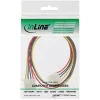 InLine 29650D 1 m ilginimo laidas 4 kontaktų Molex kištukas / lizdas