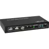 InLine 2x1 HDMI KVM jungiklis, 2x1, HDMI 4K2K, USB 2.0 šakotuvas, su garsu