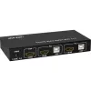 InLine 2x1 HDMI KVM jungiklis, 2x1, HDMI 4K2K, USB 2.0 šakotuvas, su garsu