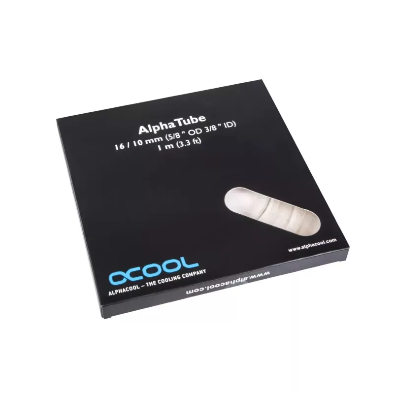 Alphacool 17496 Skaidrus PVC vamzdelis 1,6 cm skersmuo 100 cm ilgio