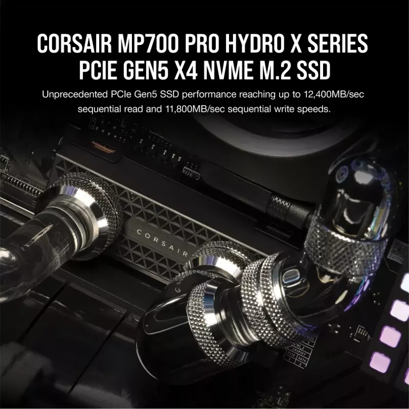 SSD diskas Corsair 2 TB M.2 PCI Express 5.0 MP700 PRO Hydro X