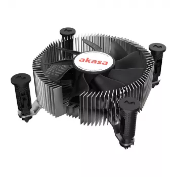 Hibridinis aušintuvas Akasa Intel LGA1700 Aliuminis Juodas 3.76 mmH2O Rutulinis guolis
