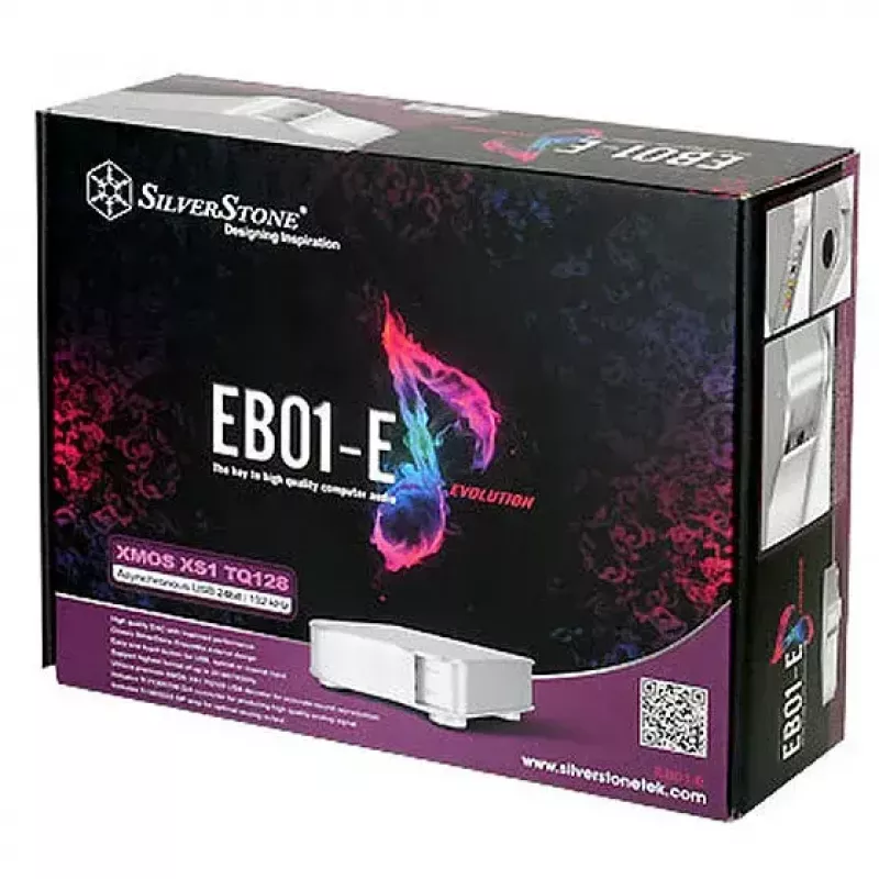 Garso sąsaja SilverStone EB01-E sidabrinė