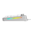Mechaninė žaidimų klaviatūra GLORIOUS GMMK 3 PRO 75% laidinė USB QWERTY RGB sidabrinė (US)