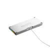 Mechaninė žaidimų klaviatūra GLORIOUS GMMK 3 PRO 75% laidinė USB QWERTY RGB sidabrinė (US)