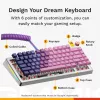 Mechaninė žaidimų klaviatūra GLORIOUS GMMK 3 PRO 75% laidinė USB QWERTY RGB sidabrinė (US)