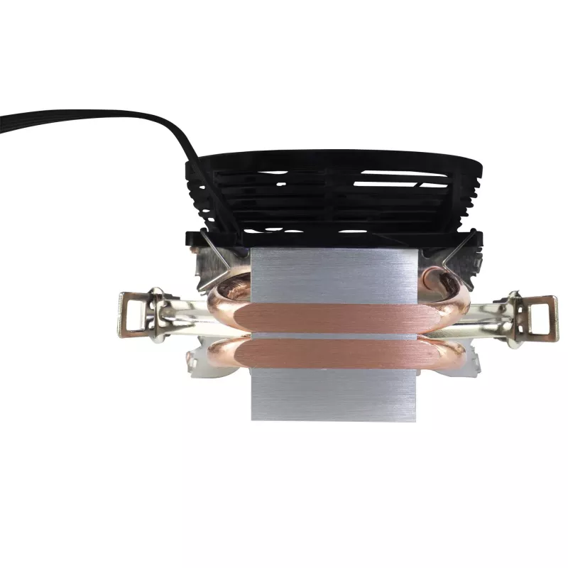 AEROCOOL VERKHO2 procesoriaus aušintuvas su 90 mm ventiliatoriumi, hidrauliniu guoliu, 800–2000 RPM, 110 W TDP, daugializdis palaikymas