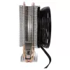 AEROCOOL VERKHO2 procesoriaus aušintuvas su 90 mm ventiliatoriumi, hidrauliniu guoliu, 800–2000 RPM, 110 W TDP, daugializdis palaikymas