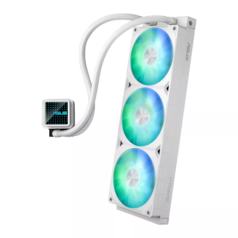 ASUS Prime LC 360 ARGB White Edition procesoriaus vandens aušinimo sistema 360 mm 3x120 mm