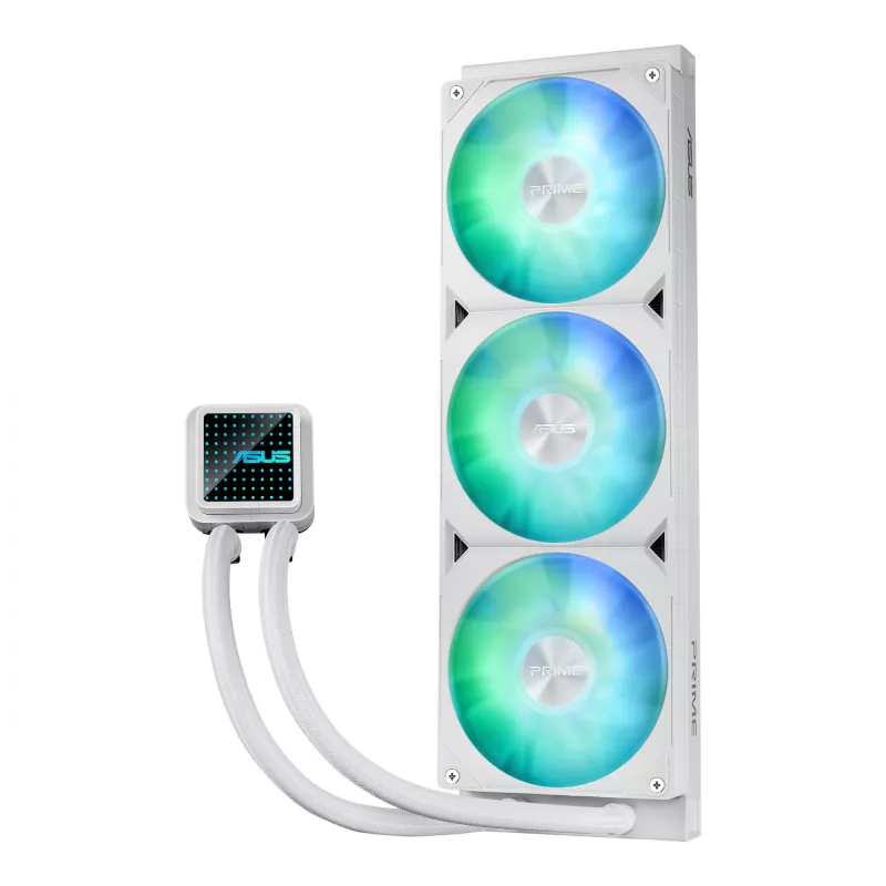ASUS Prime LC 360 ARGB White Edition procesoriaus vandens aušinimo sistema 360 mm 3x120 mm