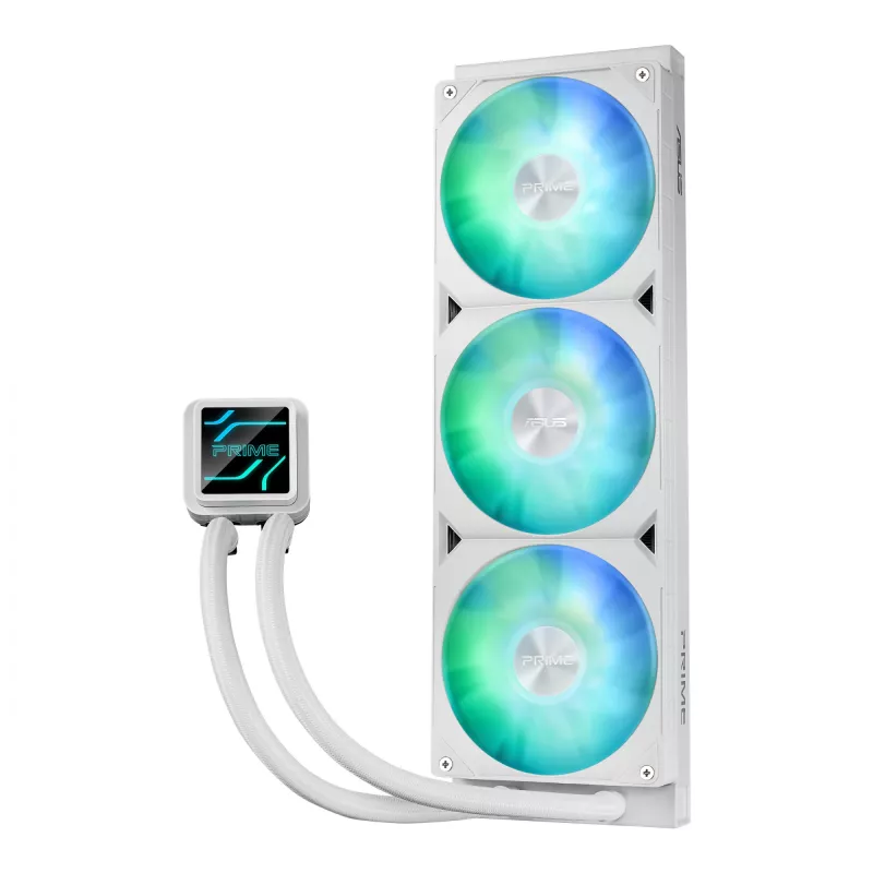 ASUS Prime LC 360 ARGB White Edition procesoriaus vandens aušinimo sistema 360 mm 3x120 mm