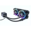 Skysčio aušintuvas „Alphacool Eisbaer Aurora 240“ procesoriams, juodas