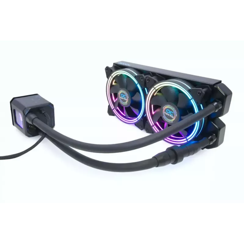Skysčio aušintuvas „Alphacool Eisbaer Aurora 240“ procesoriams, juodas
