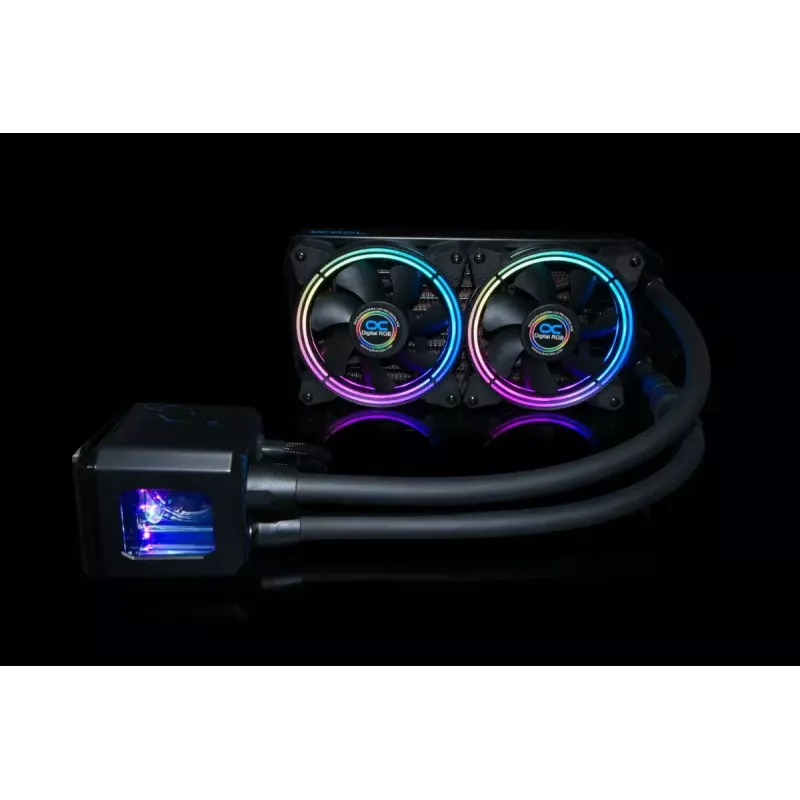 Skysčio aušintuvas „Alphacool Eisbaer Aurora 240“ procesoriams, juodas