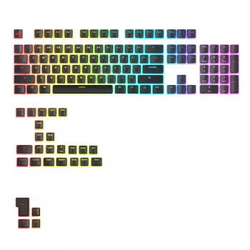 GLORIOUS GPBT Aura V3 Black US RGB klavišų rinkinys
