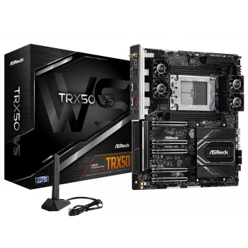 ASRock TRX50 WS pagrindinė plokštė AMD TRX50 Ryzen 4 x DDR5 7.1ch HD Audio EATX