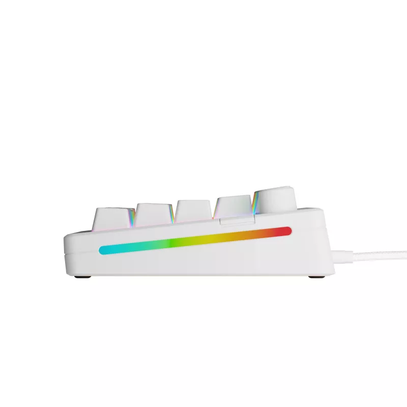Mechaninė žaidimų klaviatūra GLORIOUS GMMK 3 65% White — laidinė USB, RGB, QWERTY (US)