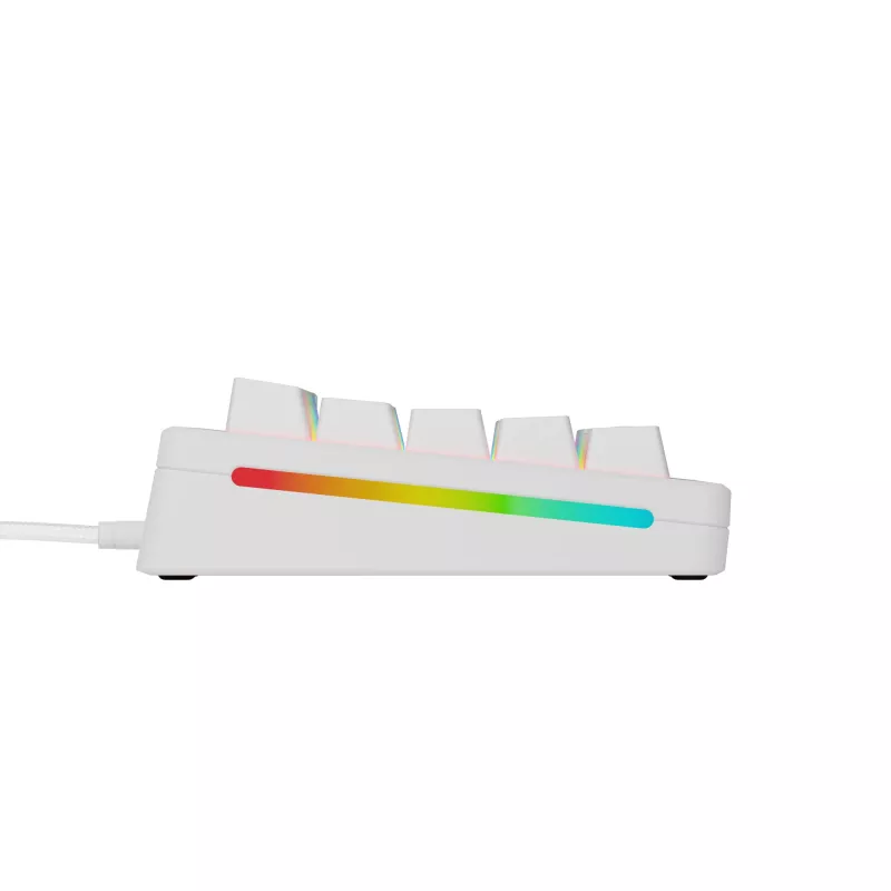 Mechaninė žaidimų klaviatūra GLORIOUS GMMK 3 65% White — laidinė USB, RGB, QWERTY (US)