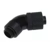 Alphacool 17072 jungtis, G1/4 inch, 45° pasukama, 13/10 mm, žalvaris, juoda