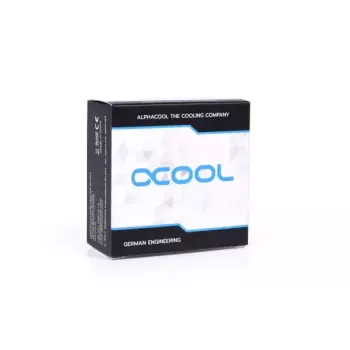 Alphacool 17594 žalvario jungtis juoda 19,7 mm plotis