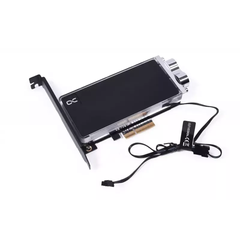 Alphacool Core M.2 NVMe PCIe 5.0 skystinis aušintuvas su galine plokštele
