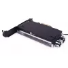 Alphacool Core M.2 NVMe PCIe 5.0 skystinis aušintuvas su galine plokštele