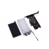 Alphacool Core M.2 NVMe PCIe 5.0 skystinis aušintuvas su galine plokštele