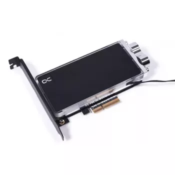 Alphacool Core M.2 NVMe PCIe 5.0 skystinis aušintuvas su galine plokštele