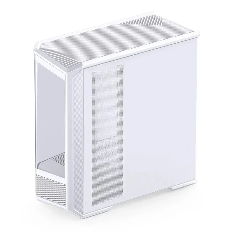 Korpusas Jonsbo D400 Midi Tower ATX grūdintas stiklas - Baltas