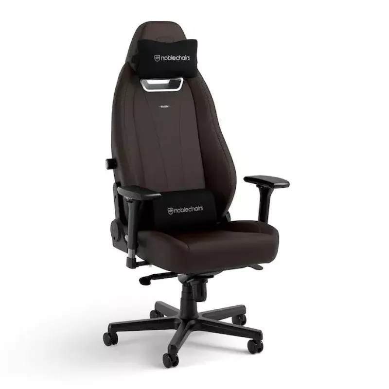 Gaming kėdė noblechairs LEGEND — paminkštinta sėdynė, ruda, 520 mm plotis, 132–142 cm aukštis, 150 kg max