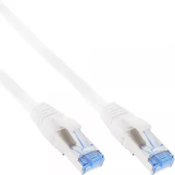 InLine Patch kabelis S/FTP PiMF Cat.6A halogen free 500 MHz baltas 10 m