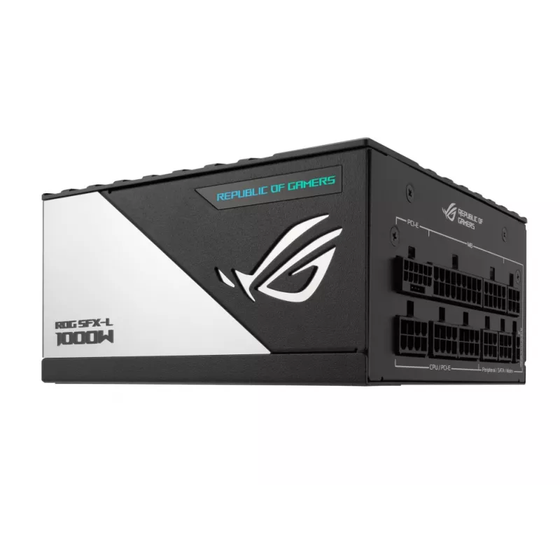 ASUS ROG Loki SFX-L 1000W Platinum maitinimo blokas 24-pin ATX juodas, sidabrinis