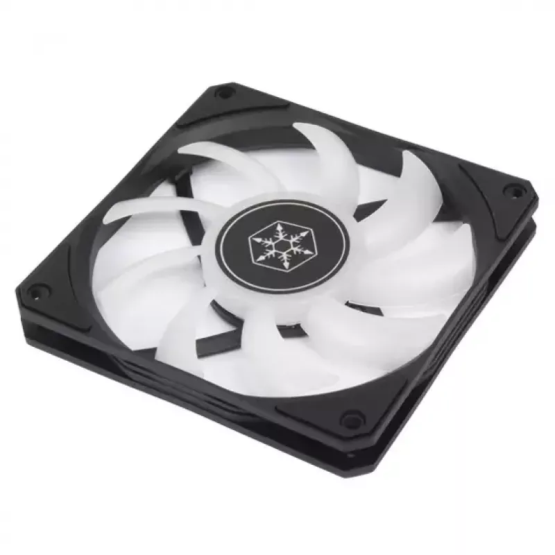 Aušintuvas Silverstone Air Slimmer 120 12 cm Juodas Peršviečiamas