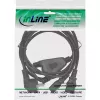 InLine Y formos maitinimo laidas 1x CEE 7/7 kampuotas / 2x 3 kontaktų IEC C13 vyriškas, 1,8 m