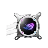 ASUS ROG STRIX LC II 240 ARGB White Edition procesoriaus skysčinis aušintuvas 240 mm, 2x120 mm ventiliatoriai, ARGB, baltas