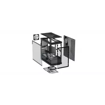 Korpusas PC HYTE Y40 Midi Tower Juodas