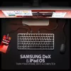 AXAGON HMC-KB-GE, USB 5Gbps centrinis įrenginys su klaviatūra, HDMI 4K/60Hz, 3x USB-A, SD/mSD, garsas, PD 100W, vokiškas išdėstymas