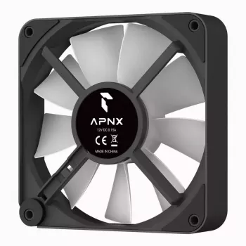 Ventiliatorius APNX FP2-120 PWM ARGB Maksimalus oro srautas 83.87 cfm Juodas