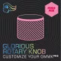 Glorious Gaming Rotary Knob – rankenėlė klaviatūrai, rožinė
