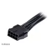 Adapterinis kabelis Akasa AK-CBPW22-15 — 8 kontaktų EPS į 4 kontaktų ATX, 15 cm