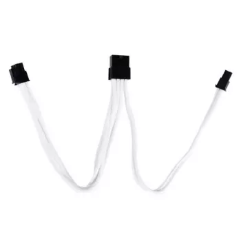 PCI-E 8pin (6+2) kabelis Silverstone SST-PP07-PCIW 0,25 m