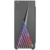 Aerocool DELTABKV1 ATX kompiuterio korpusas RGB priekiu, pilnas šoninis langas, 12cm ventiliatorius, juodas