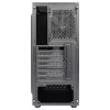 Aerocool DELTABKV1 ATX kompiuterio korpusas RGB priekiu, pilnas šoninis langas, 12cm ventiliatorius, juodas