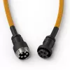 Suvyniota USB laidas GLORIOUS GMMK Glorious Gold mechaninėms klaviatūroms, atsegamas suvyniotas laidas, USB-A į USB-C
