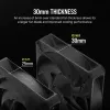 CORSAIR RS140 MAX 140 mm ventiliatorius (vienas) - juodas