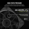 CORSAIR RS140 MAX 140 mm ventiliatorius (vienas) - juodas
