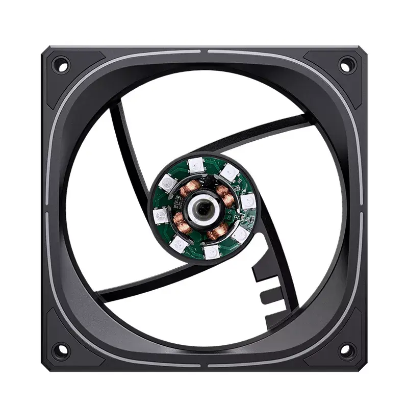 Ventiliatorius Jonsbo FR-505BR 12 cm juodas baltas 800-1800 RPM 47.2 CFM