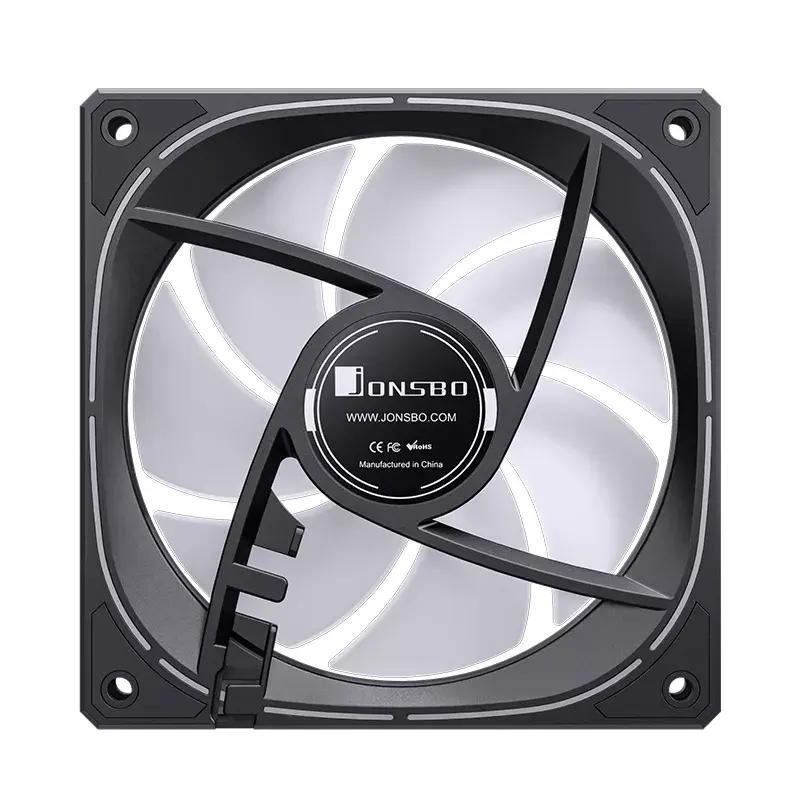 Ventiliatorius Jonsbo FR-505BR 12 cm juodas baltas 800-1800 RPM 47.2 CFM