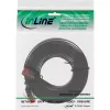 InLine Flat Ultraslim Patch Cable U/UTP Cat.6 Gigabit ready juodas 1 m