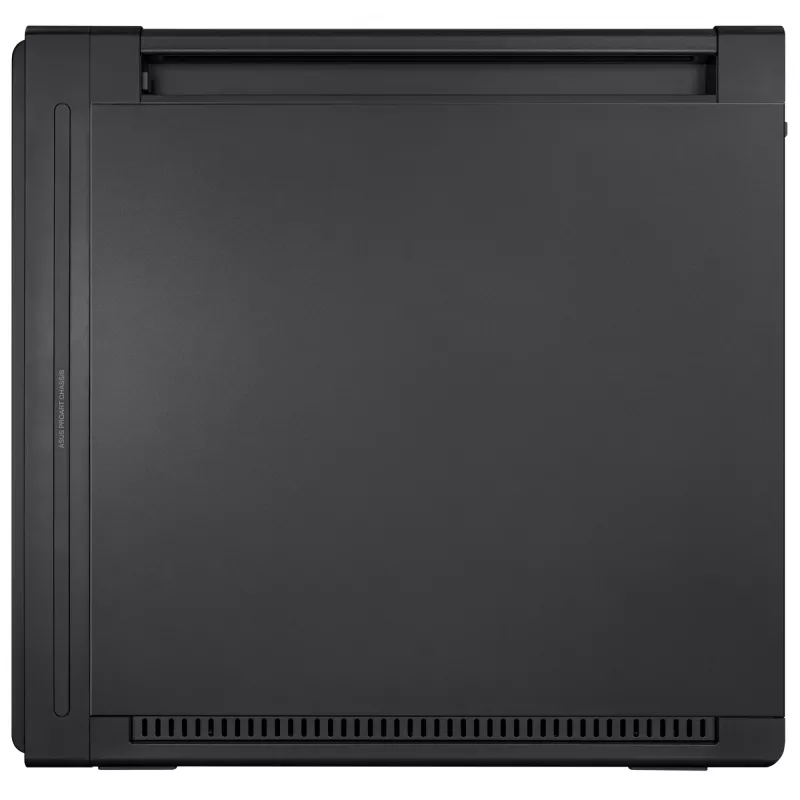 PC korpusas ASUS ProArt PA602 Midi Tower Juodas — ATX/EATX, grūdintas stiklas, 2x200mm priekiniai ventiliatoriai, 360mm viršutinis radiatorius, GPU iki 450mm